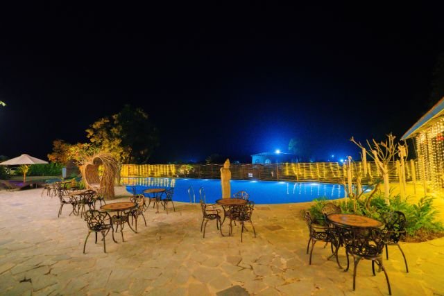 Nature and hill view surrounding the resort