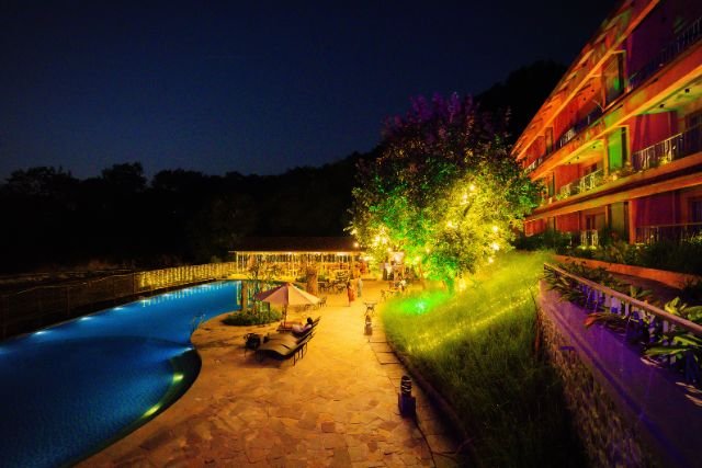 Nature and hill view surrounding the resort