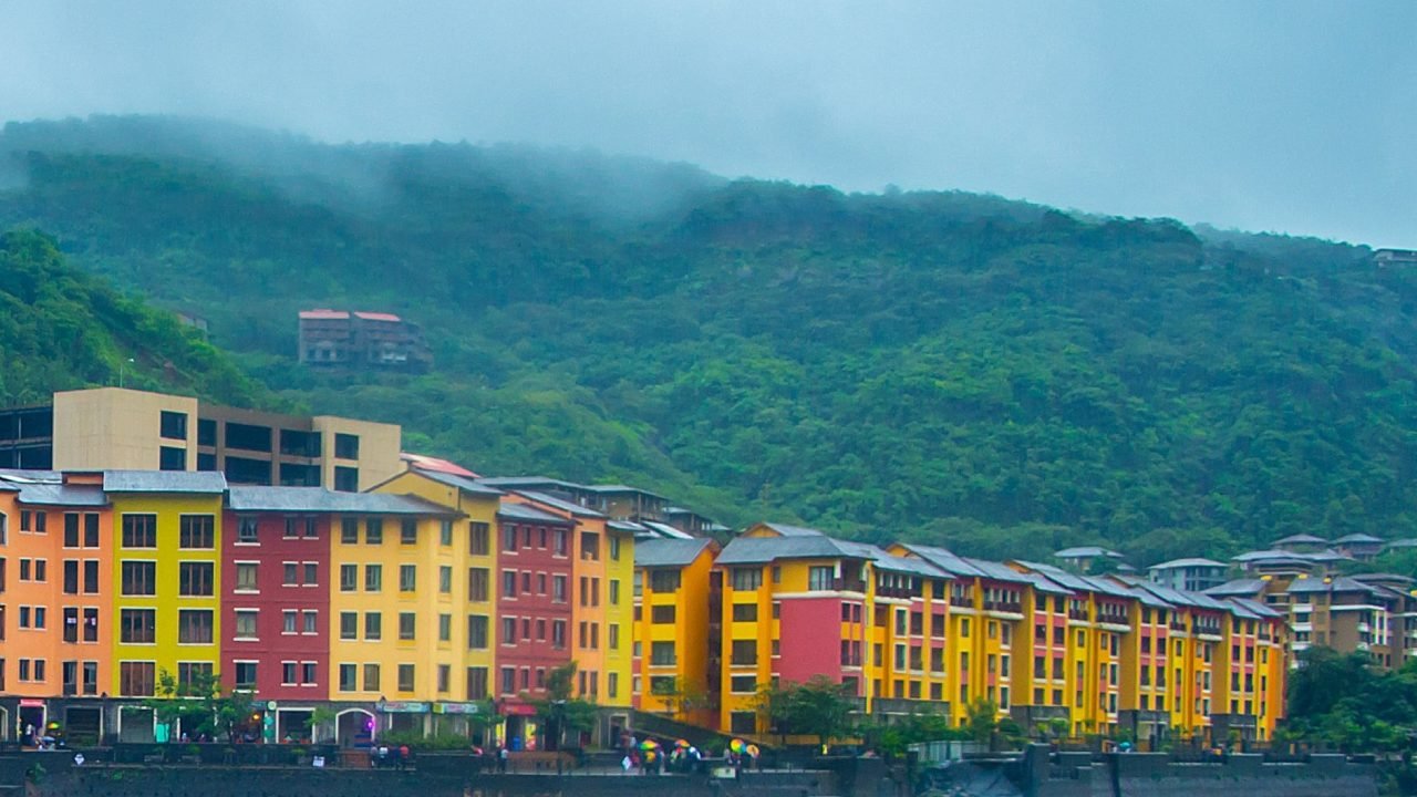 Hill town scenic view near Mulshi